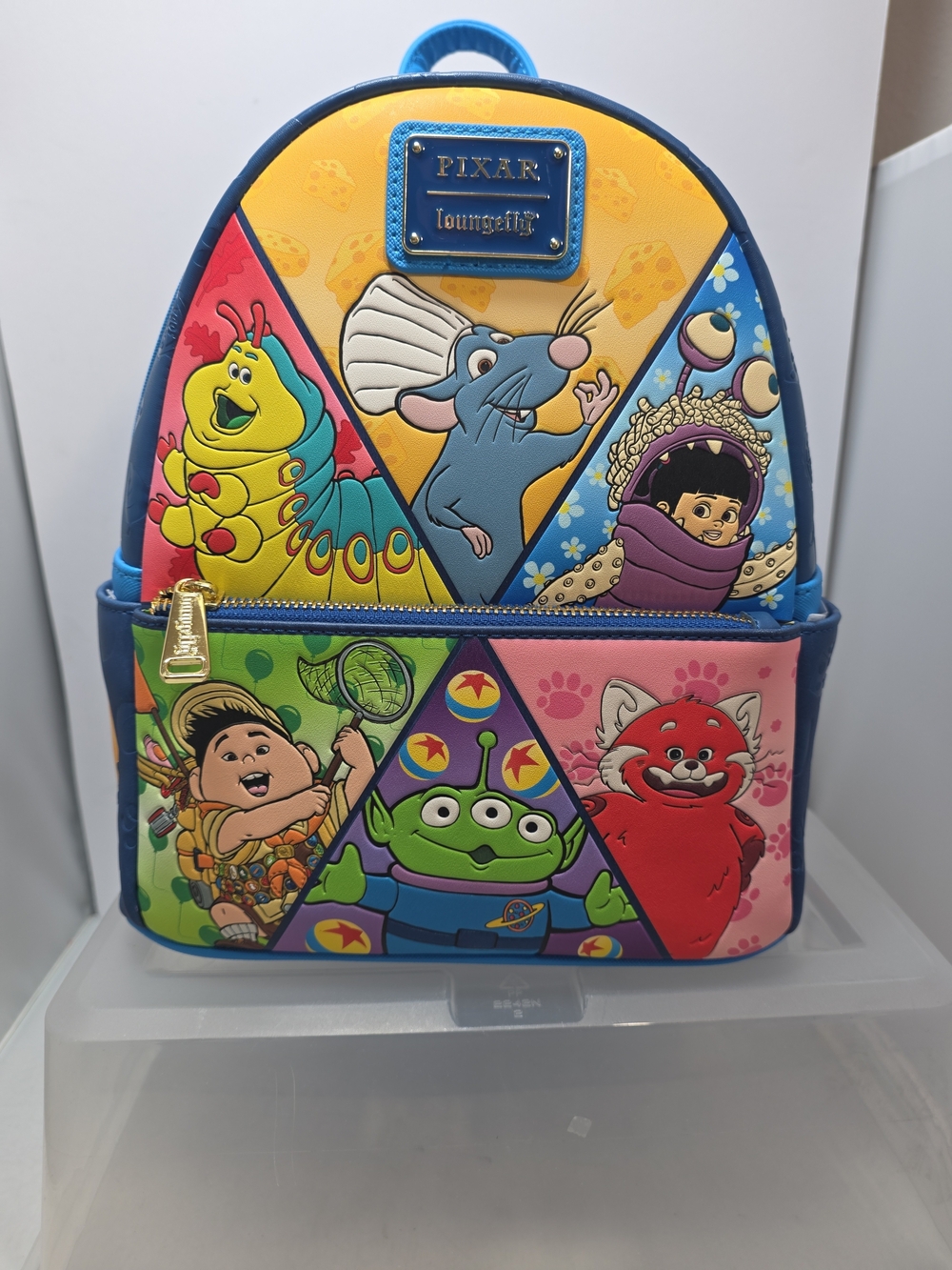 Loungefly Disney Pixar Character Montage Mini Backpack NWT